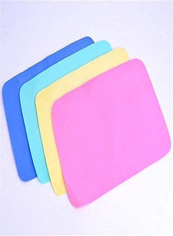 Dezzy Magic Towel 4 Pcs Reusable Absorbent Water for Kitchen Cleaning Car Cleaning Multi Color - Image 1